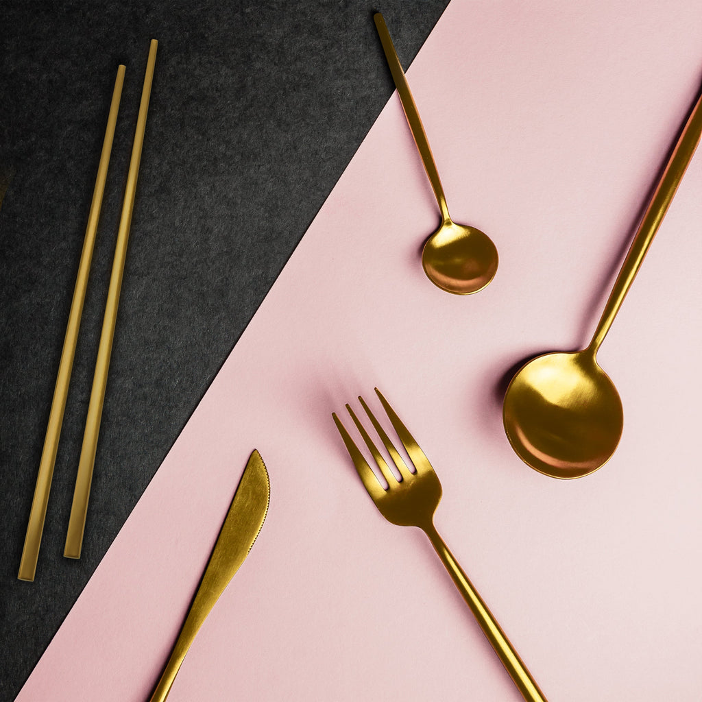 Zephyr Gold 28 Piece Chopsticks Set