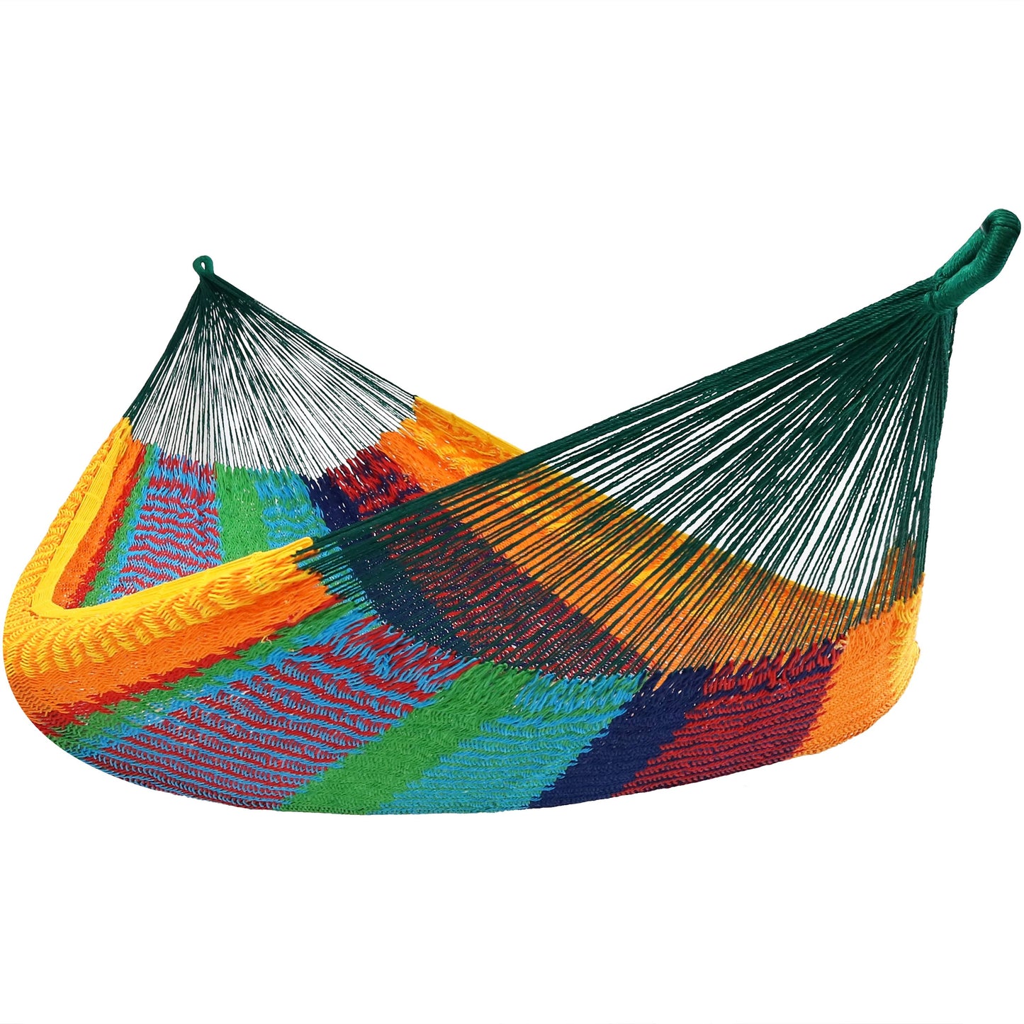 Handwoven XXL Mayan Hammock | Family Size | Thick Cotton Cord