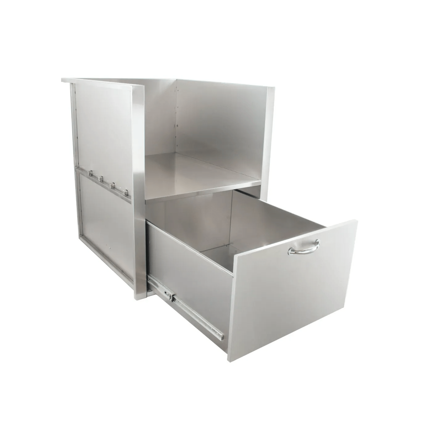 Blaze Kamado Island Sleeve | Stainless Steel, Drawer