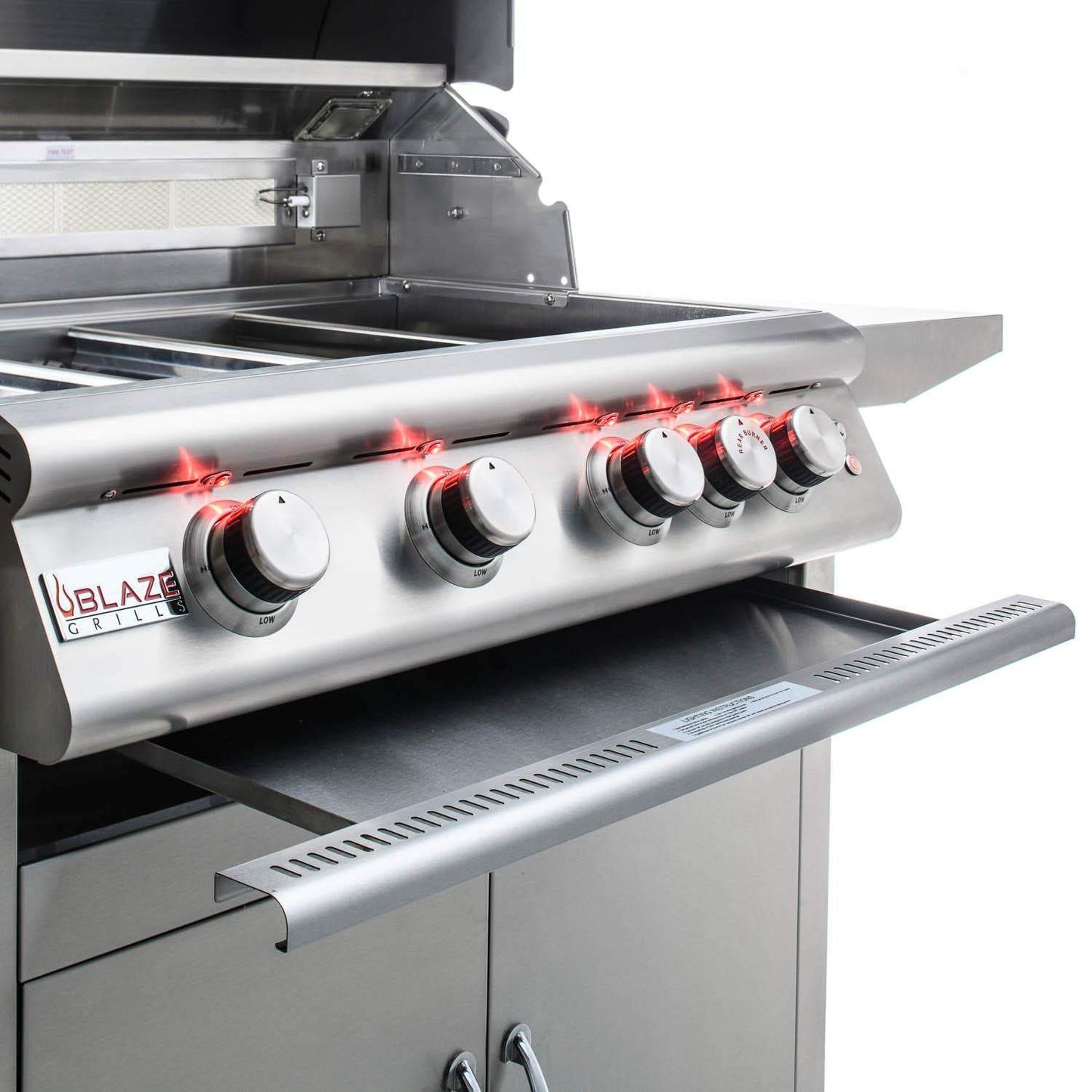 Blaze Premium LTE Marine Grade 32" 4-Burner Gas Grill With Rear Infrared Burners