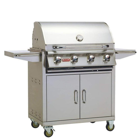 Bull Outlaw 30" Freestanding Gas Grill | 4 Burners | Freestanding on Cart