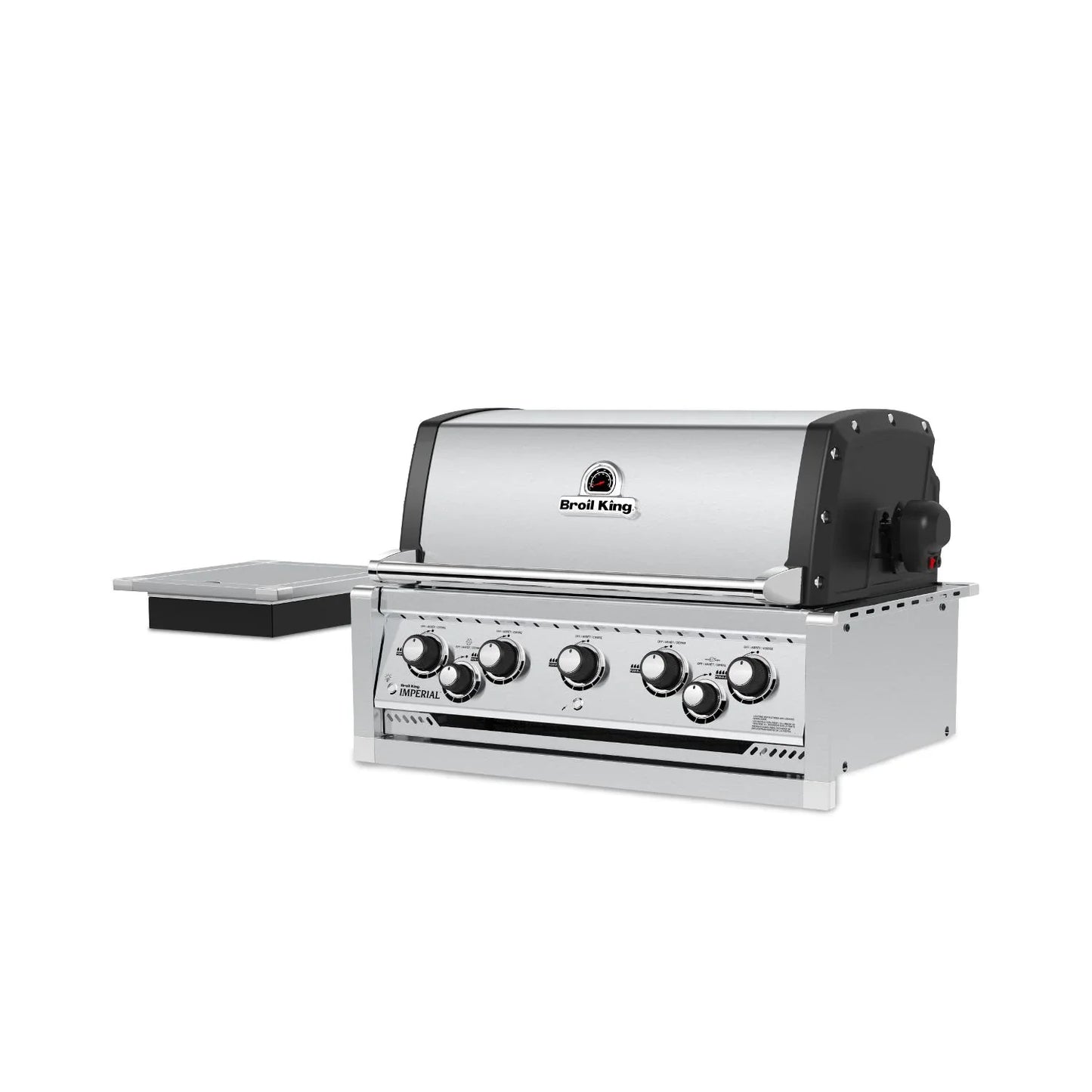 Broil King Imperial 590 5-Burner Built-In Gas Grill - With Rotisserie & Side Burner - Stainless Steel - 958084 LP / 958087 NG