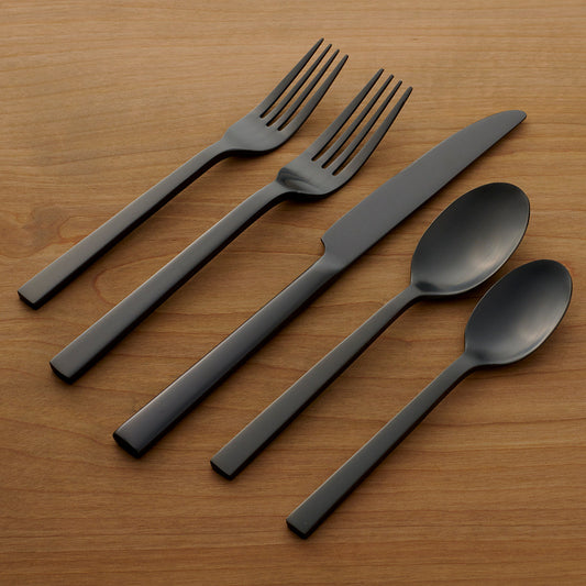 Oneida Chef's Table Black 20 Piece Everyday Flatware Set