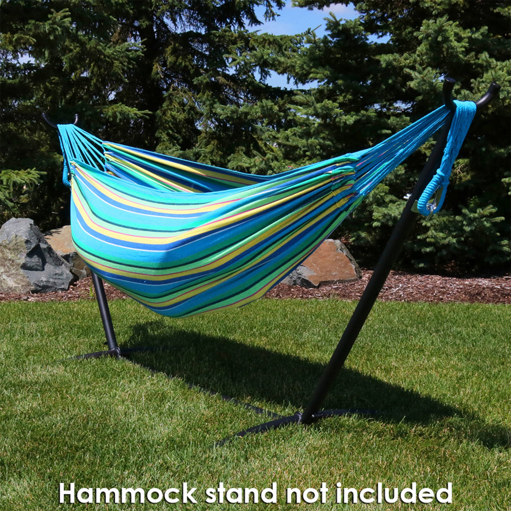 Brazilian Double Hammock | For Backyard & Patio | 450 Pound Capacity