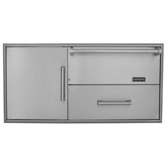 Coyote Cabinet / Single Door, Warming Drawer, Storage Drawer / CCD-WD