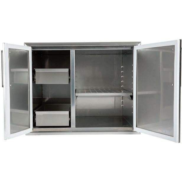 Coyote Dry Pantry 31” - 2 Drawer Cab and Single Door CDPC31