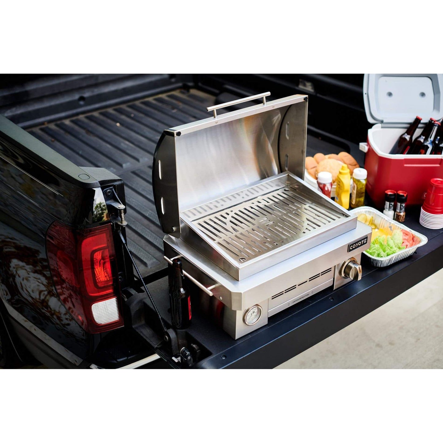 Coyote 25" Portable Gas Grill / Infinity Burner / C1PORTLP