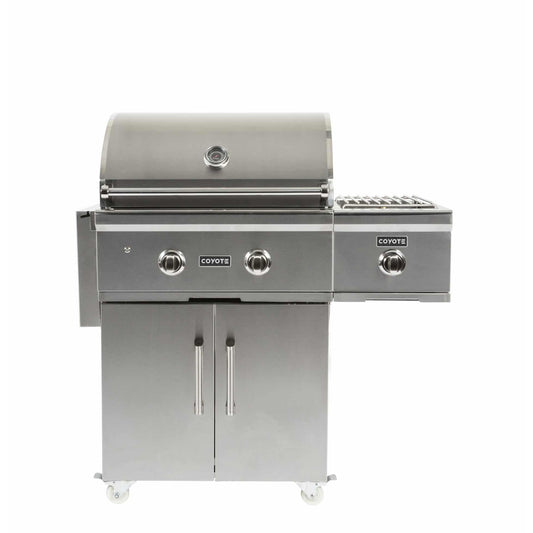 Coyote C-Series 28" Freestanding Cart Gas Grill / 2 Infinity Burners / C1C28-FS