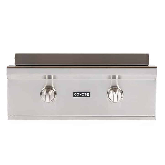 Coyote 30" Gas Griddle / Flat Top Grill, Built-In or Freestanding Cart / C1FTG30