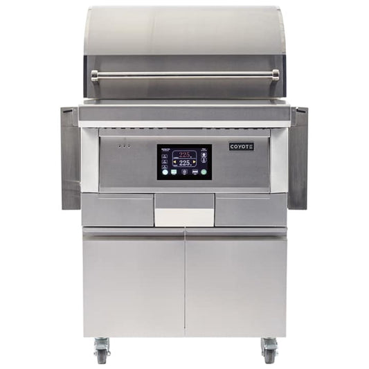 Coyote 28" Freestanding Cart Pellet Grill / C1P28-FS