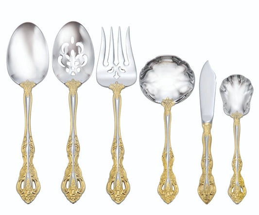 Oneida Golden Michelangelo 6 Piece Fine Serving Set