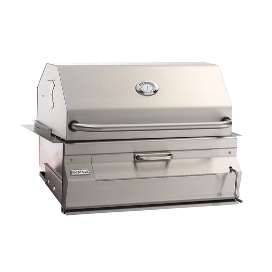 Fire Magic 30" Built-In Charcoal Grill in Stainless Steel Finish (14-SC01C-A)