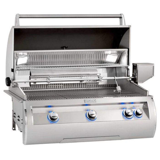 Fire Magic Echelon Diamond 36” Built-In Gas Grill / Rotisserie Backburner, Digital Thermometer / E790i-8E1