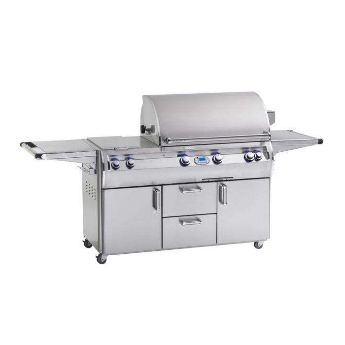 Fire Magic Echelon Diamond E790s Freestanding Cart Gas Grill With Rotisserie, Double Side Burner & Digital Thermometer - Natural Gas -E790s-8E1-71