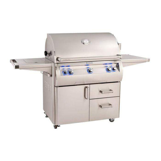 Fire Magic Echelon Diamond E790s Freestanding Cart Gas Grill With Rotisserie, Single Side Burner & Analog Thermometer - E790s-8EA-62