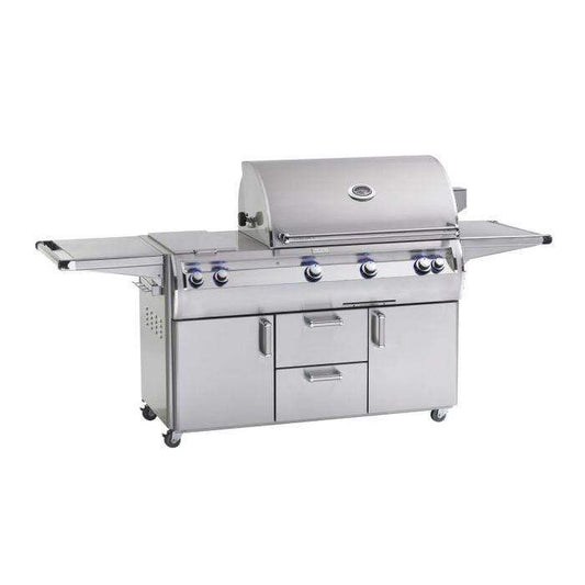 Fire Magic Echelon Diamond E790s Freestanding Cart Gas Grill With Rotisserie, Double Side Burner & Analog Thermometer - E790s-8EA-71