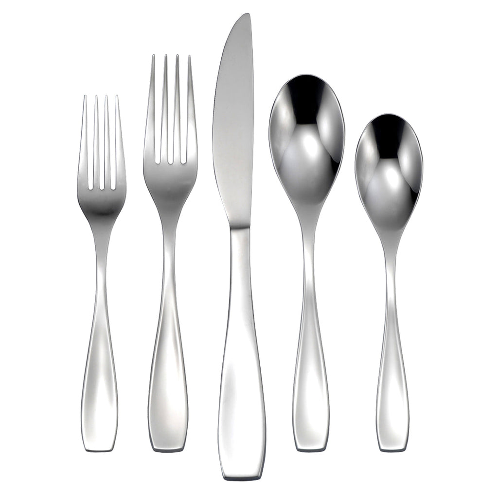 Oneida Calm 45 Piece Everyday Flatware Set