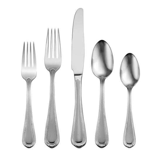 Oneida Satin Countess 45 Piece Everyday Flatware Set