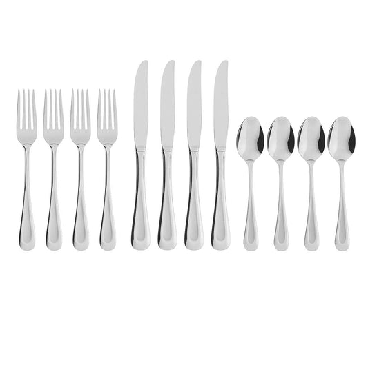 Oneida Satin Sand Dune 12 Piece Everyday Flatware Set