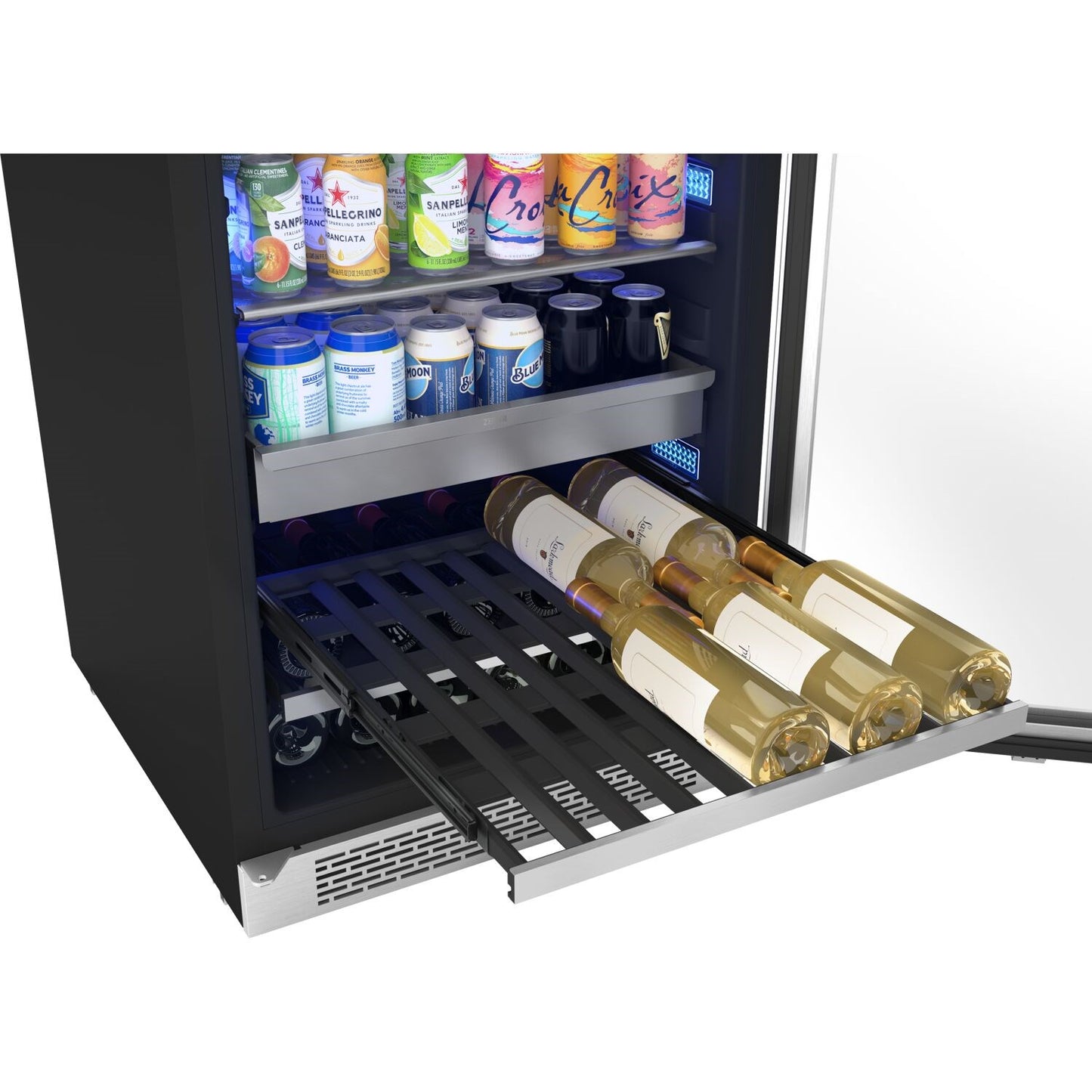 Zephyr Presrv 24" Single Zone Beverage Cooler | Holds 168 Cans