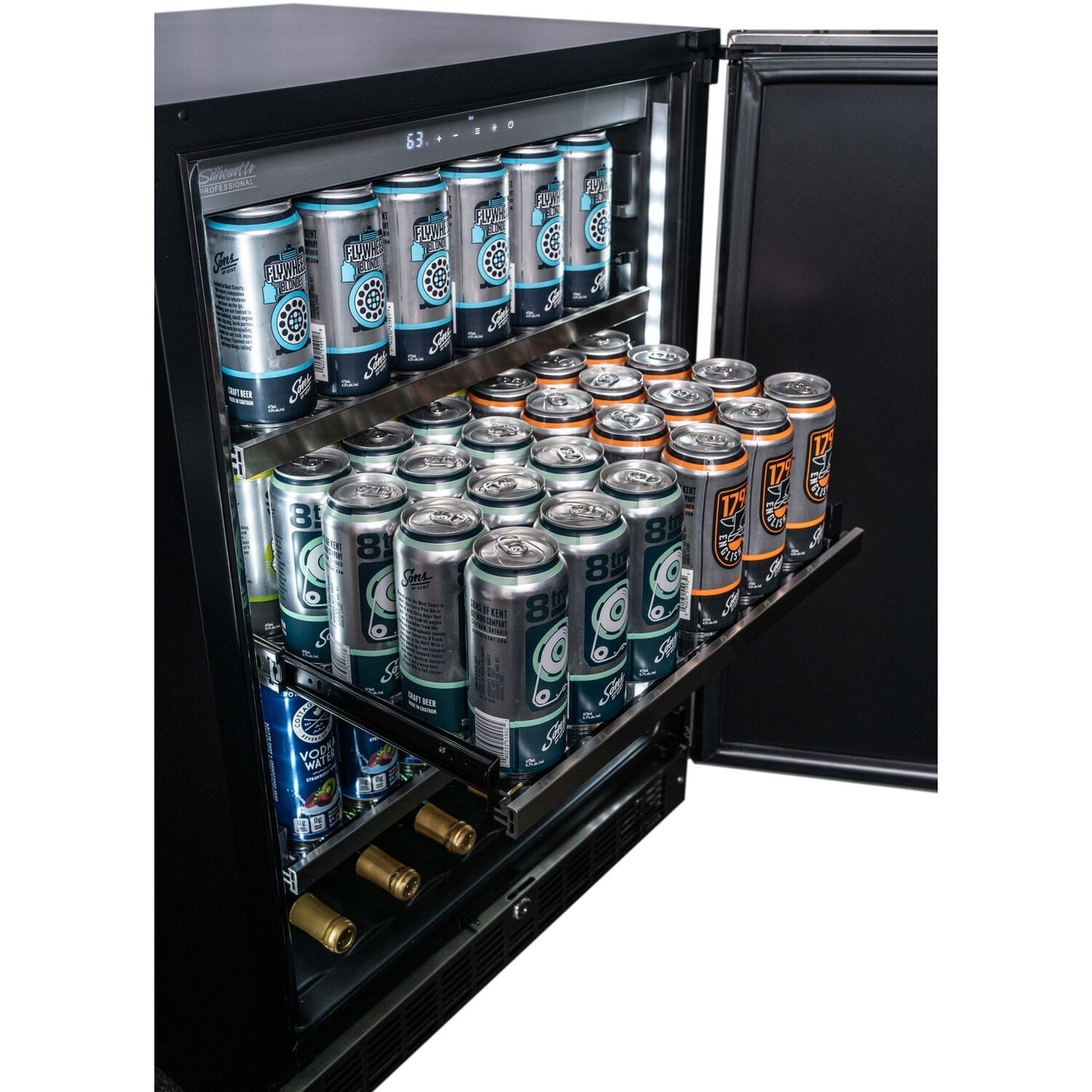 Danby Silhouette "Niagara" 24" Wide, Integrated All Refrigerator, Energy Star Rated- Holds 126 Cans