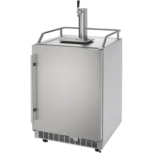 Danby Silhouette 21" Wide Outdoor Beer Kegerator | 304 Stainless Steel Finish