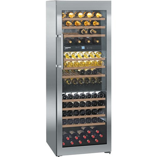 Liebherr 28" Wide Freestanding Wine Cabinet | Holds 178 Bottles | Triple Zone