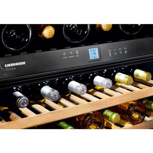 Liebherr 28" Wide Freestanding Wine Cabinet | Holds 178 Bottles | Triple Zone