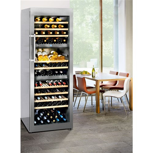 Liebherr 28" Wide Freestanding Wine Cabinet | Holds 178 Bottles | Triple Zone