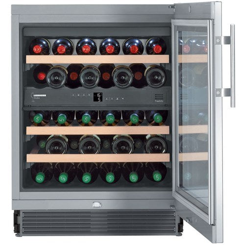 Liebherr 24" Wide Under-Counter Wine Cabinet | Dual Zone | Holds 34 Bottles