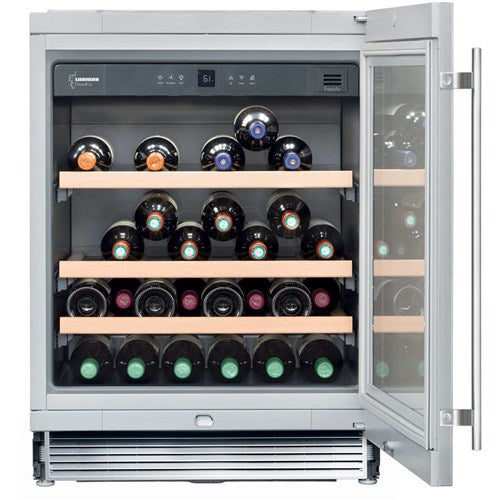 Liebherr 24" Wide Under-Counter Wine Cabinet | Single Zone | Holds 46 Bottles
