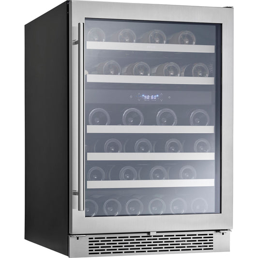 Zephyr Presrv 24" Dual Zone Wine Cooler | Holds 45 Bottles | PRW24C02CG