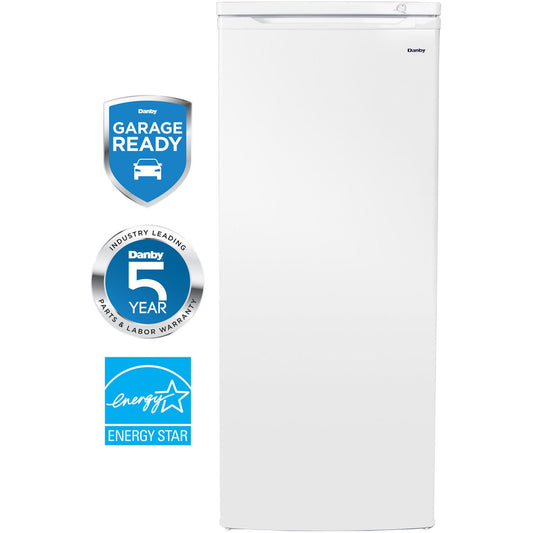 Danby 6 Cu.Ft Upright Freezer | Manual Defrost | Mechanical Thermostat | Energy Star Rated