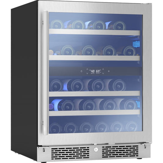 Zephyr Presrv™ 24" Wide, 37 Bottles, Dual Zone Wine Cooler- ADA Compliant