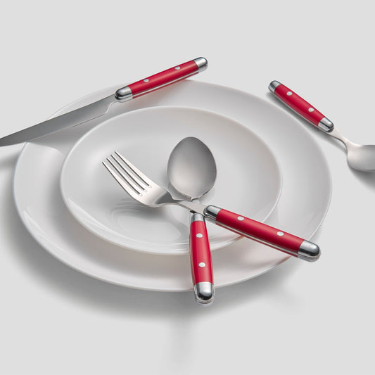 Jubilee Red 16-Piece Flatware Set