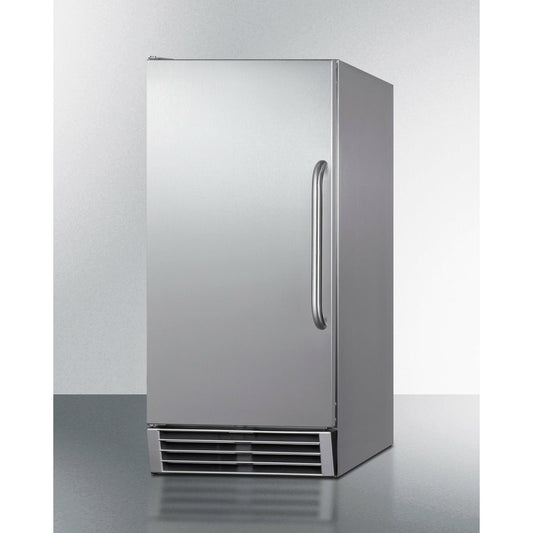 Summit 15" Wide | Indoor/Outdoor Ice Maker | Commercial Approved | Makes 50 lbs of Ice