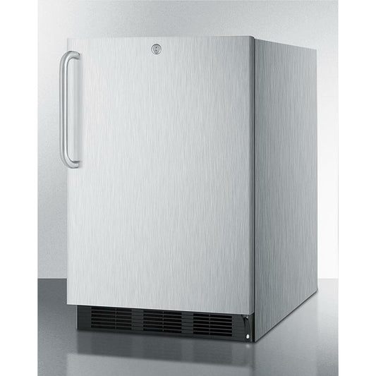Summit 24" Wide, Outdoor Refrigerator, Commercial Approved (Cabinet- Stainless Steel)