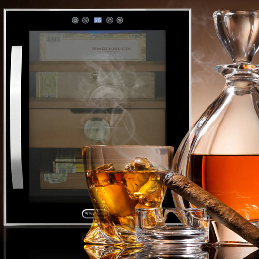 Whynter Elite 1.2 cu. ft. Cigar Cooler Humidor | Touch Control | Holds 250 Cigars