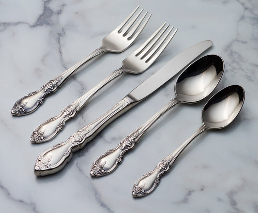 Oneida Louisiana 45 Piece Fine Flatware Set