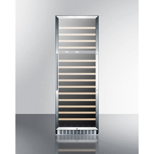 Summit 24" Wide, 160 Bottle Dual Zone Wine Cooler 160 bottles (Stainless Steel or Black Exterior Cabinet)