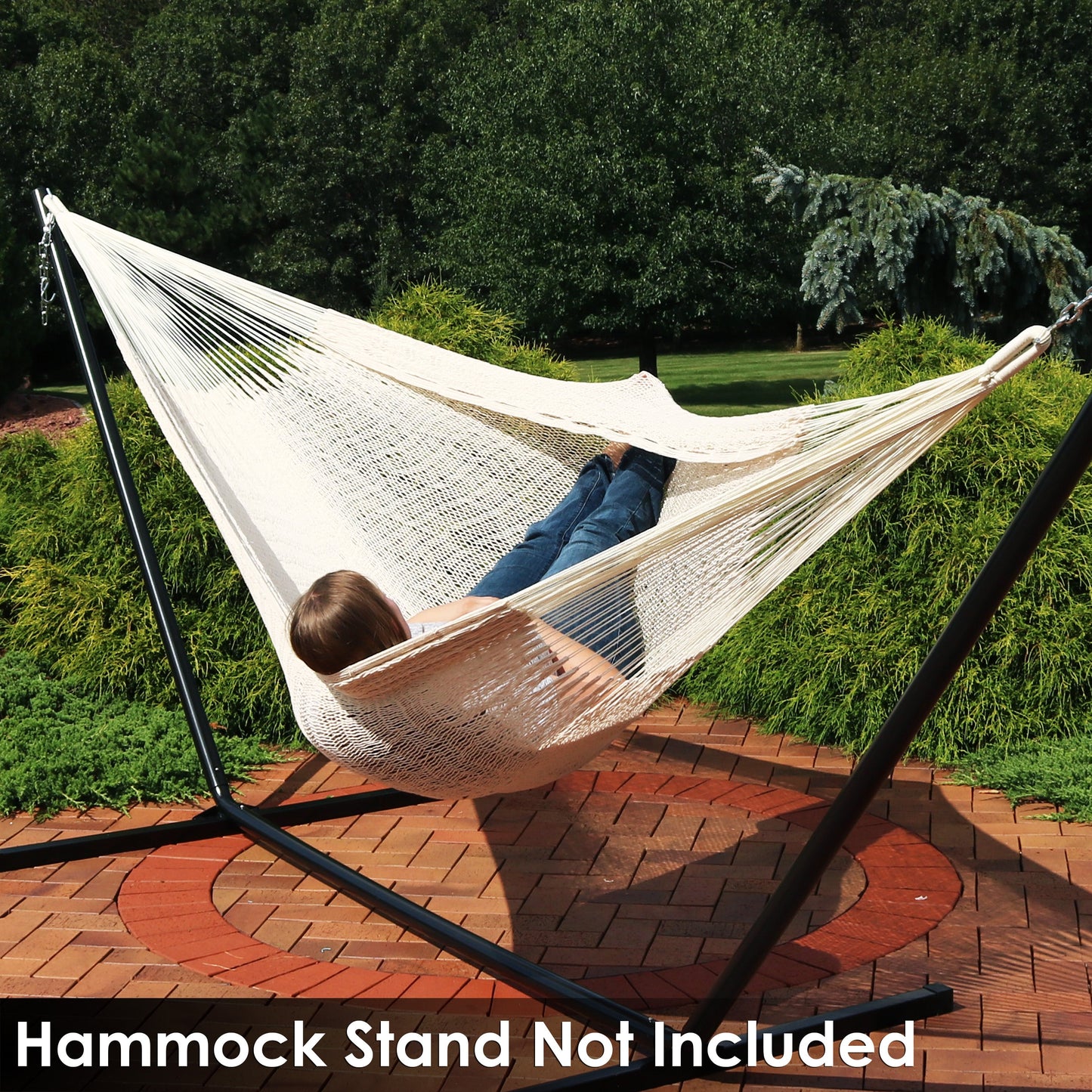 Handwoven XXL Mayan Hammock | Family Size | Thick Cotton Cord