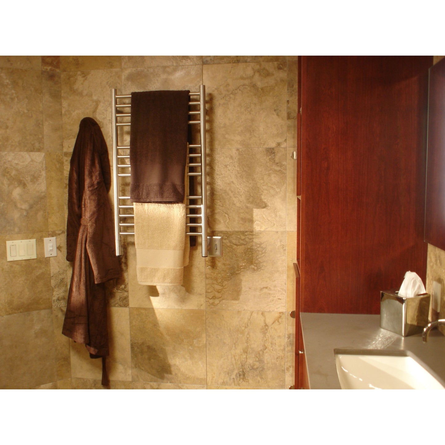 Amba Jeeves C Straight Hardwired Towel Warmer - 20.5"w x 36"h