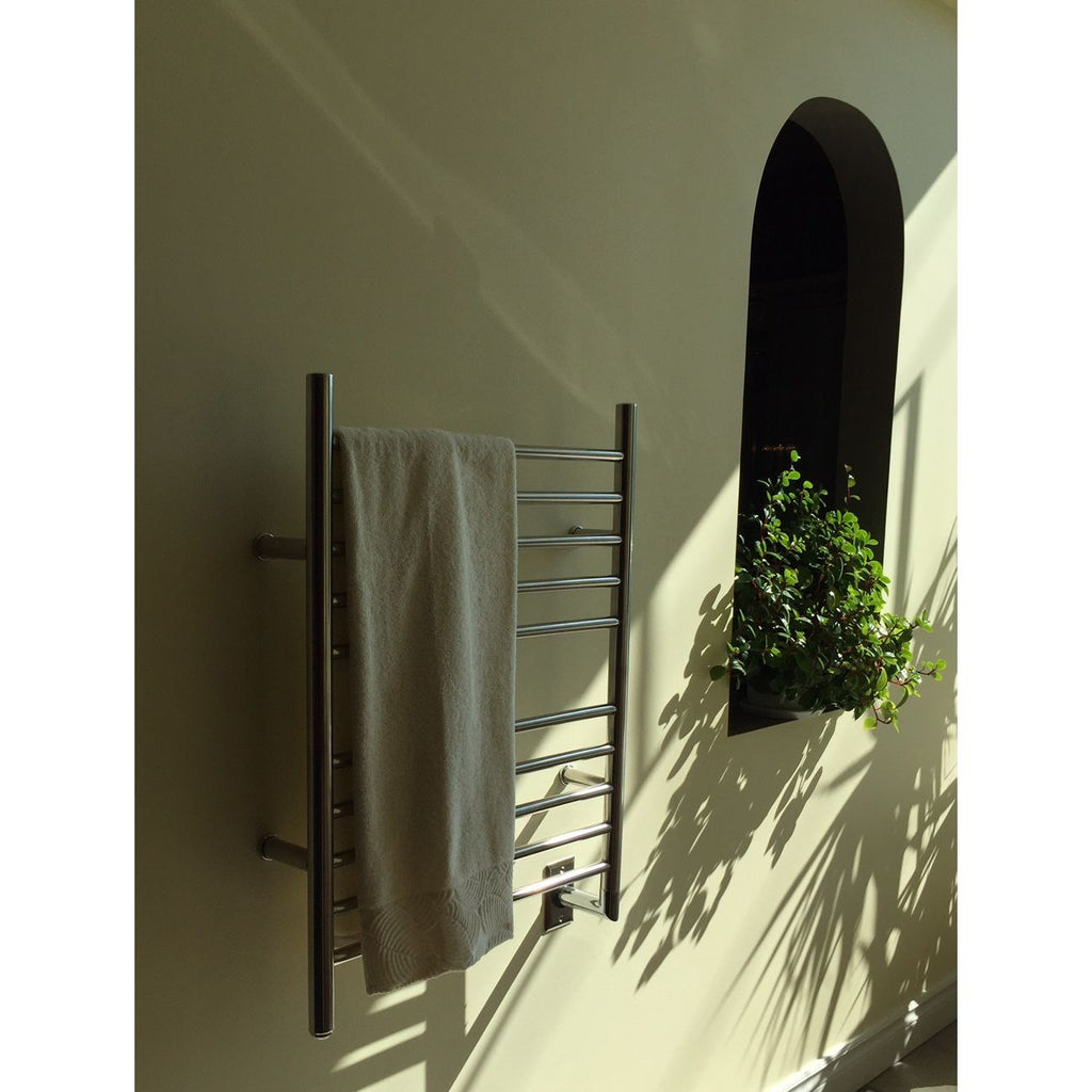 Amba Radiant 10 Bar Straight Hardwired Electric Towel Warmer - 23.75