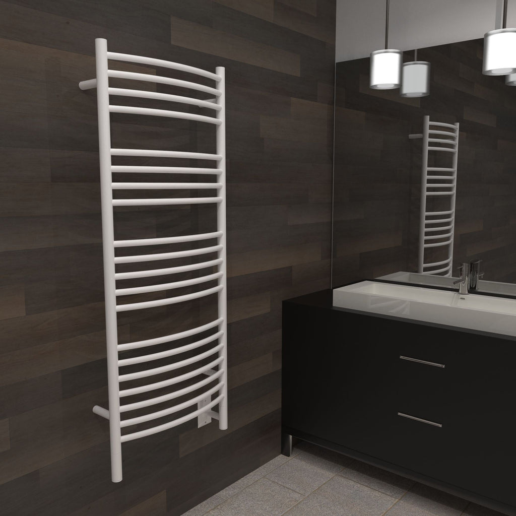 Amba Jeeves D Curved Hardwired Towel Warmer - 20.5