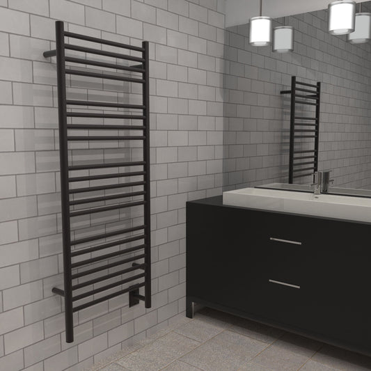Amba Jeeves D Straight Hardwired Towel Warmer - 20.5"w x 53"h