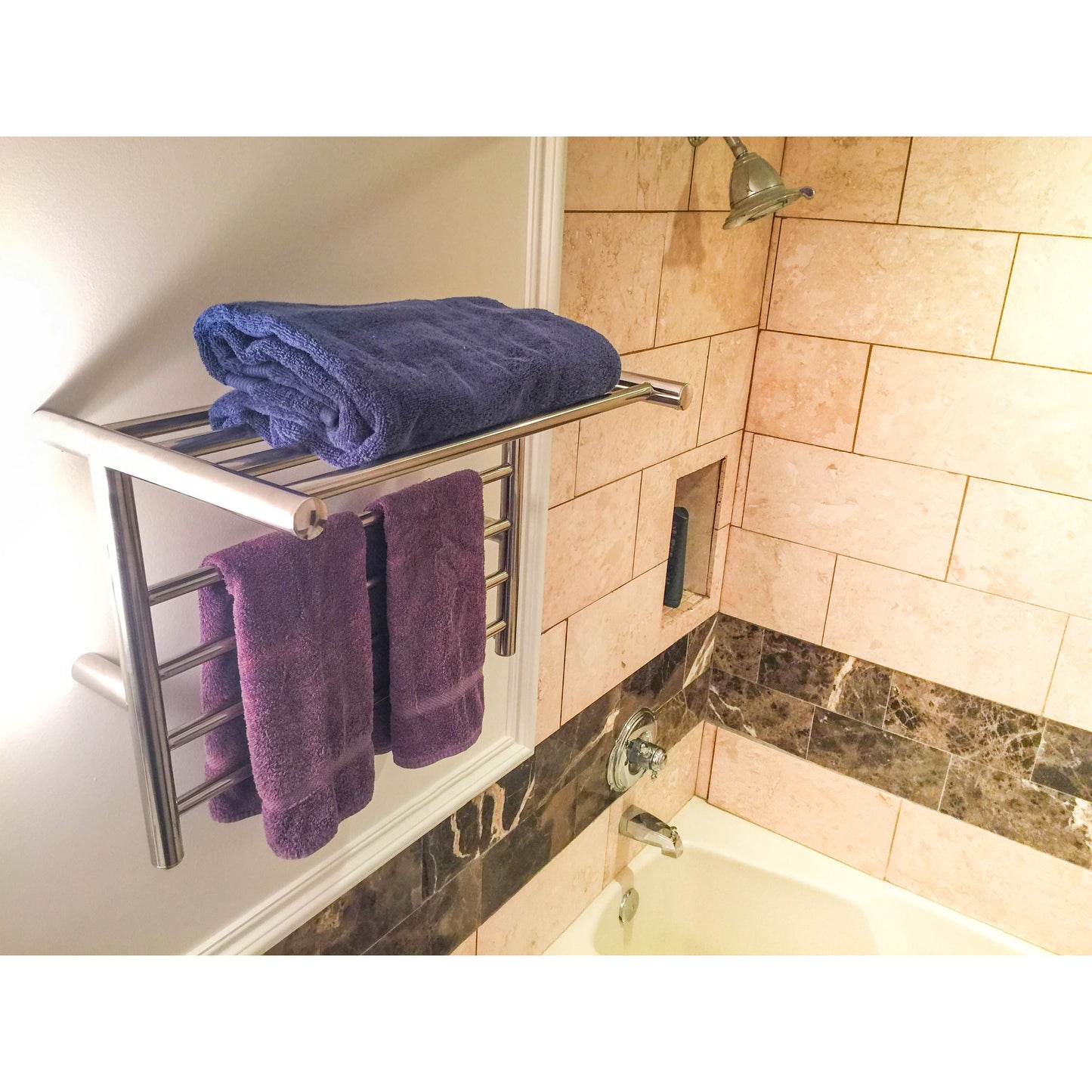 Amba Radiant Shelf Hardwired & Plug in Towel Warmer - 23 5/8"w x 19"h