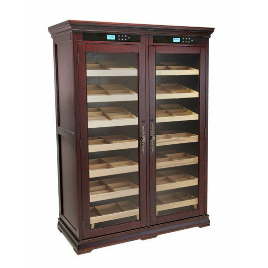 Prestige Import Group "Reagan" Electronic Cigar Humidor Cabinet - Dual Zone - 4000 Cigars