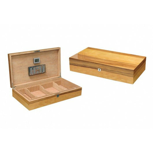 Winchester Desktop Cigar Humidor | Slotted Dividers | 150 Cigars