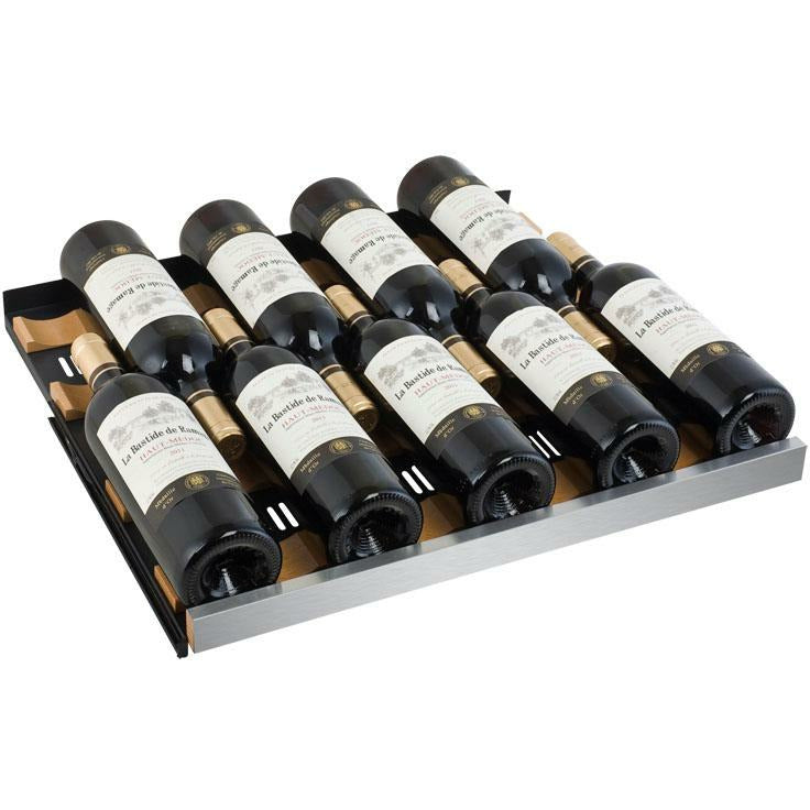 Allavino 47” Wide | Dual Zone Side-by-Side Wine & Beverage Center Combo | Holds 56 Bottles/154 Cans | Tru-Vino Technology and FlexCount II Shelving