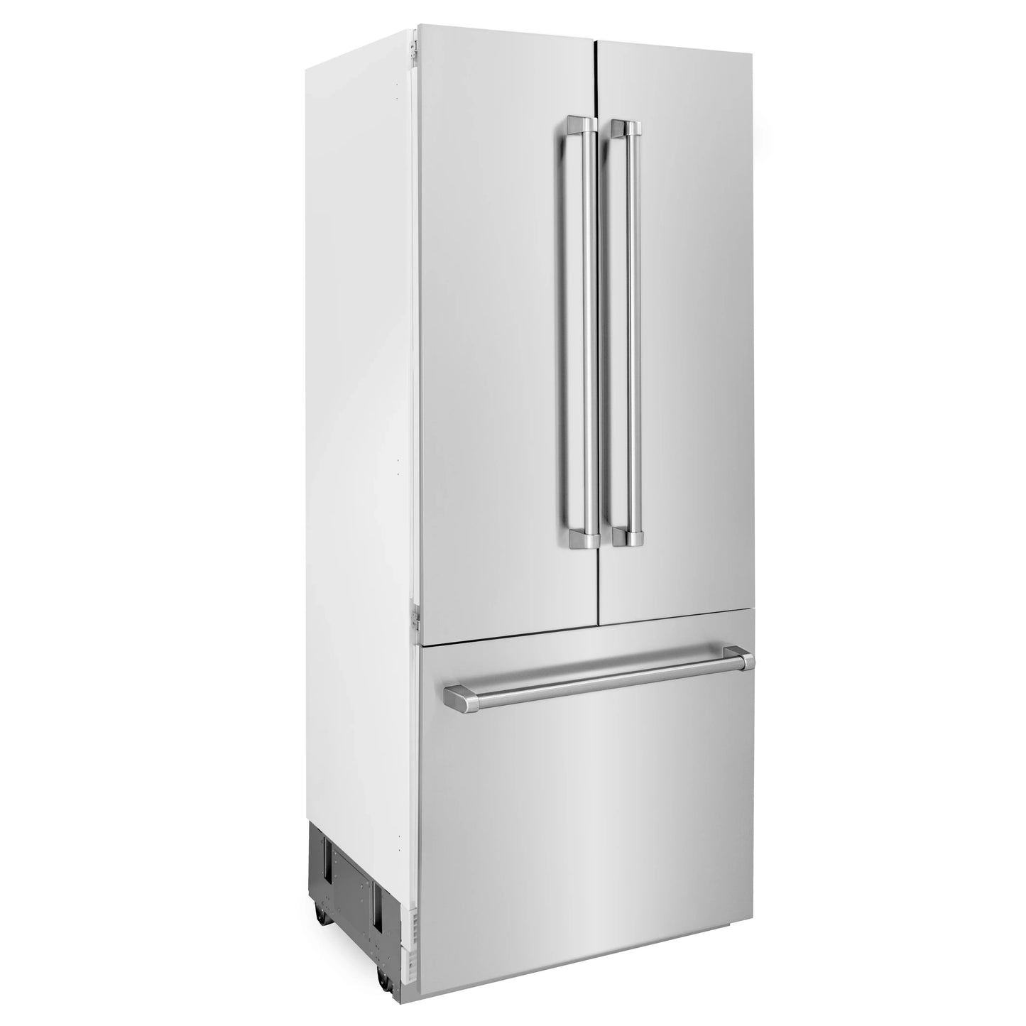 ZLINE 36" 19.6 cu. ft. Built-In 3-Door French Door Refrigerator with Internal Water and Ice Dispenser in Stainless Steel